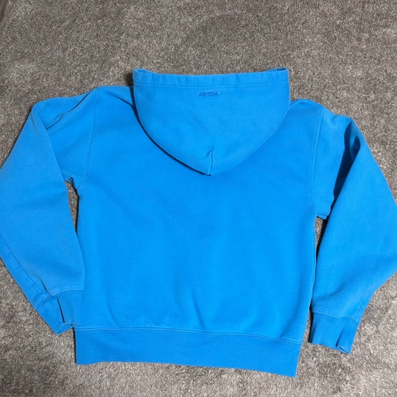 M - Aritzia Perfect Fit Sweatfleece electric blue - Picture 3 of 10